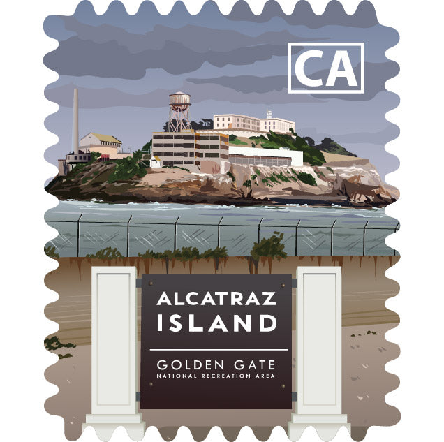 Golden Gate NRA - Alcatraz Island Sign Edition