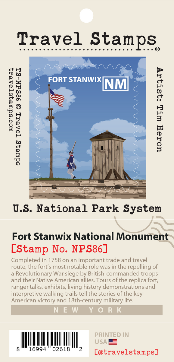 Fort Stanwix National Monument Travel Stamp – Travel Stamps