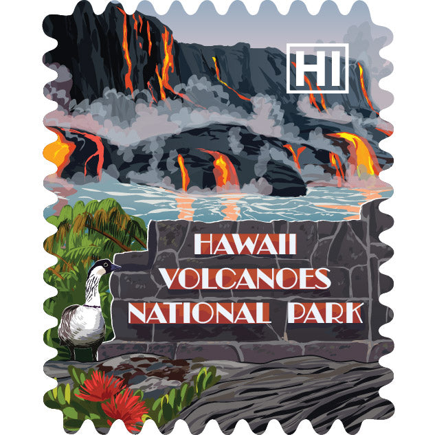 Hawaii Volcanoes NP - Entrance Sign Edition