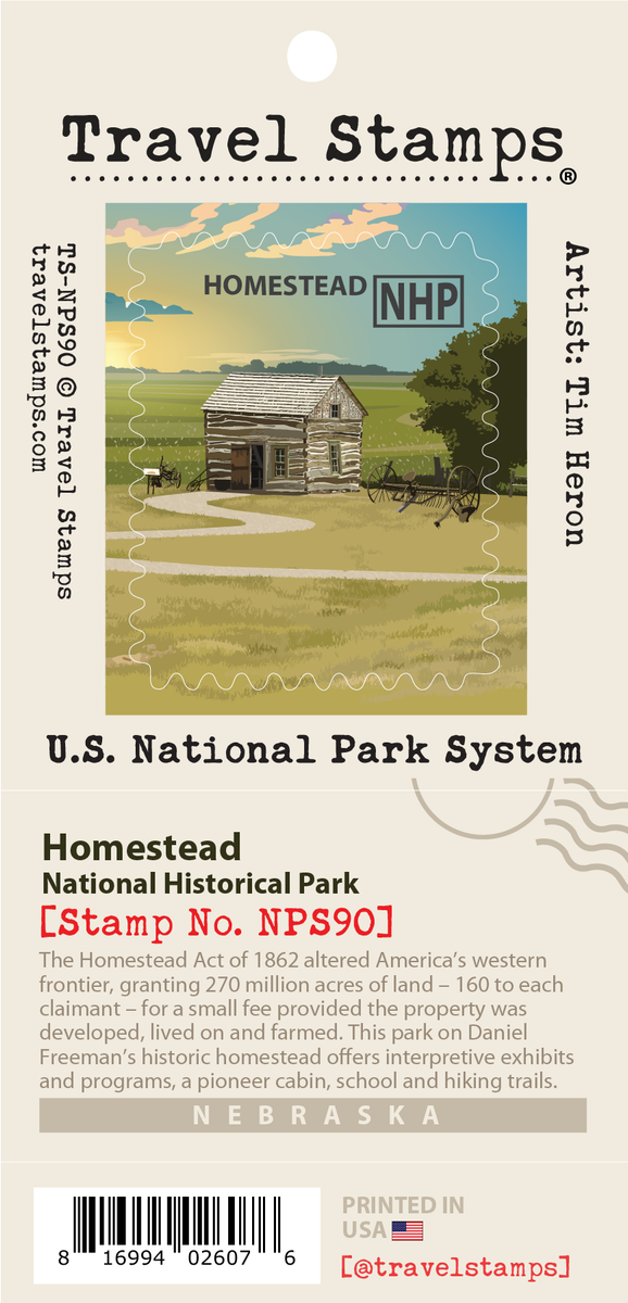 Homestead National Historical Park Travel Stamp – Travel Stamps