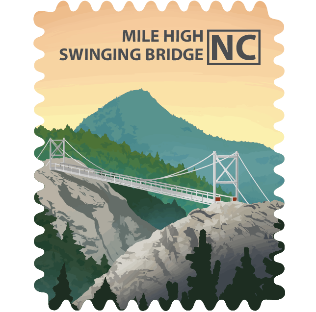 Grandfather Mountain - Mile High Swinging Bridge