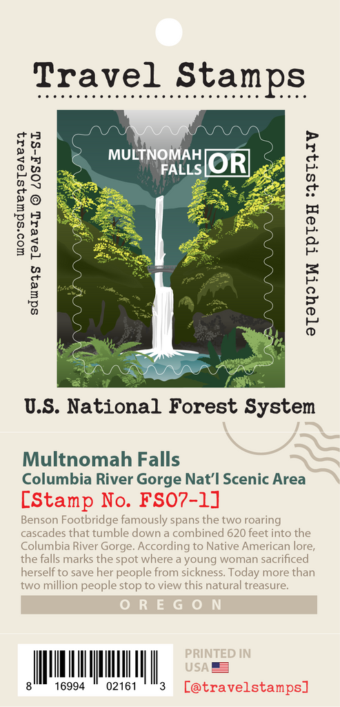 Columbia River Gorge NSA - Multnomah Falls