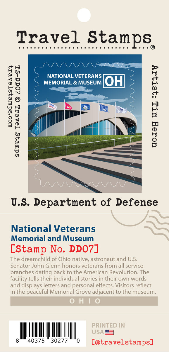 National Veterans Memorial & Museum Travel Stamp – Travel Stamps