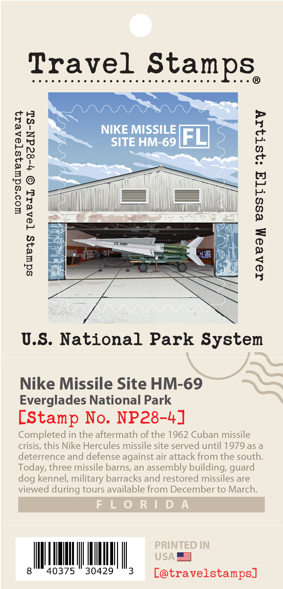 Everglades NP - Nike Missile Site HM-69 Travel Stamp – Travel Stamps