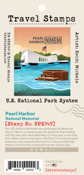 記念グッズ DeNA Baystars Memorial Stamp Collection Pearl Harbor National Memorial and Preserve Travel Stamp – Travel