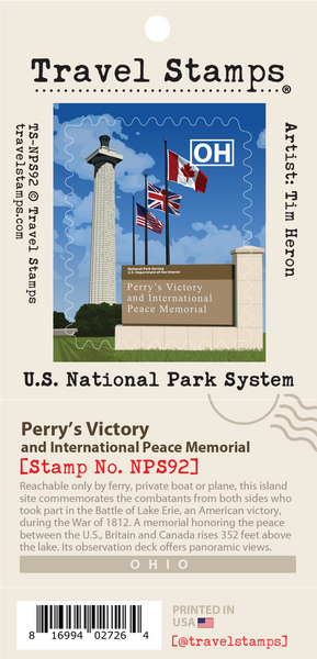 Perry's Victory and International Peace Memorial Travel Stamp
