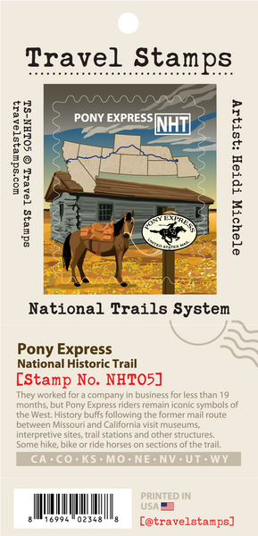 Pony Express Historic Trail Travel Stamp – Travel Stamps