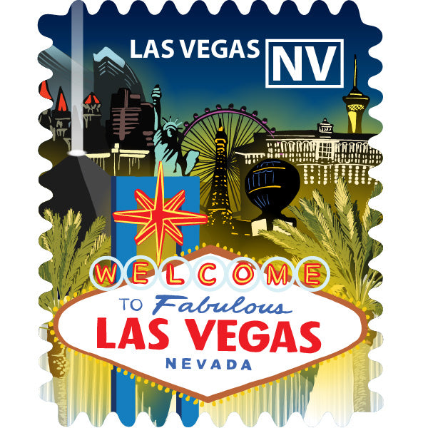 Las Vegas Travel Stamp Travel Stamps