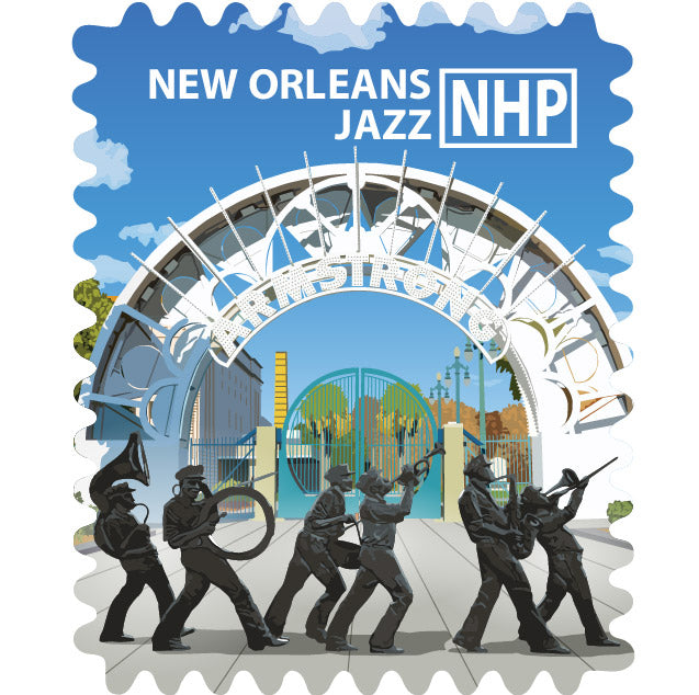 national park stamps new orleans