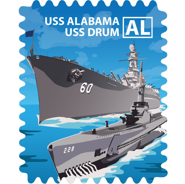 USS Alabama & USS Drum