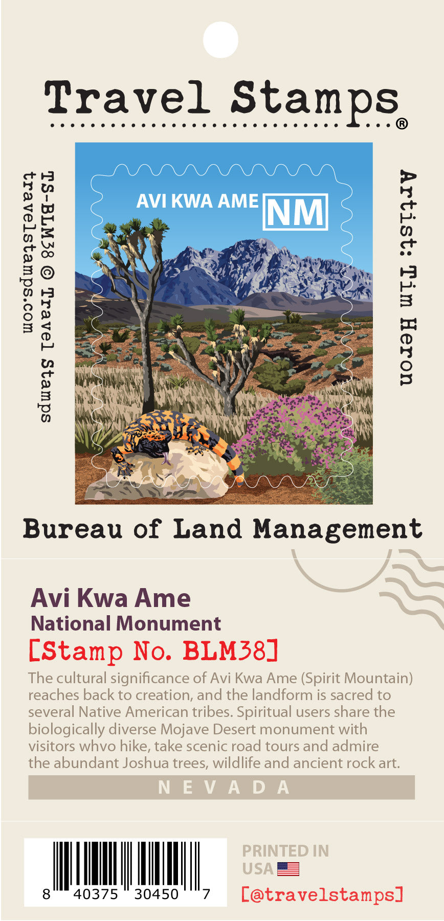 Avi Kwa Ame National Monument Travel Stamp – Travel Stamps