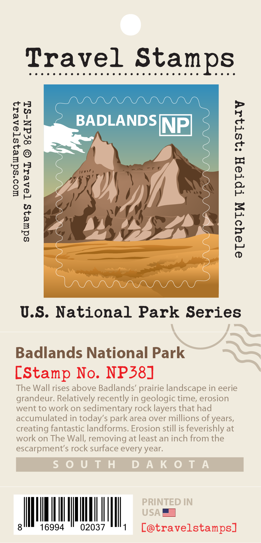 U.S. National Park Album & Guide (3rd Edition) – Travel Stamps