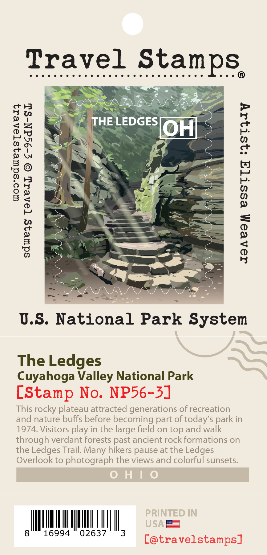 Cuyahoga Valley National Park Collection – Travel Stamps