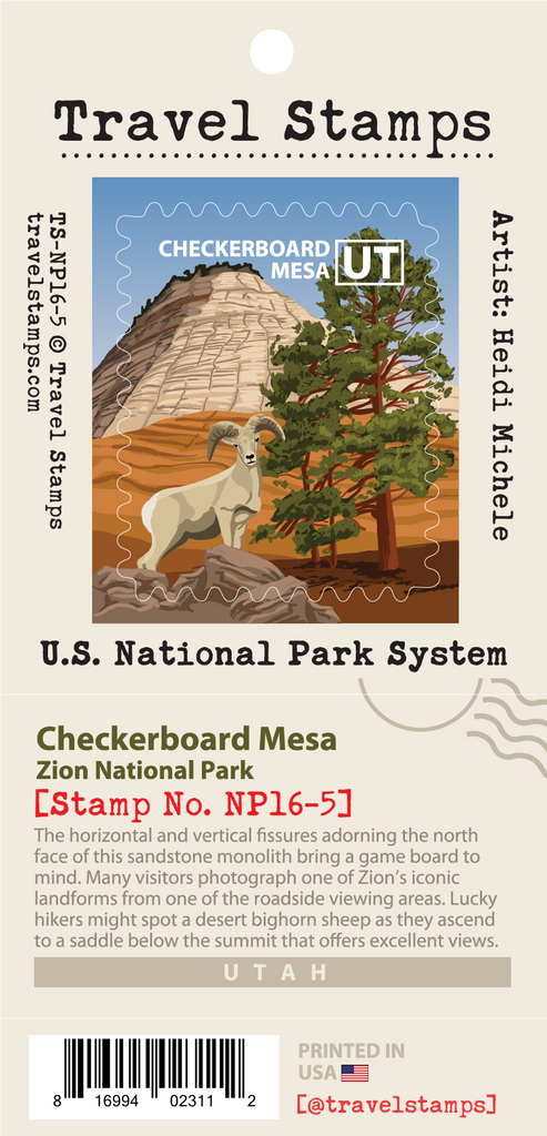 Zion NP - Checkerboard Mesa
