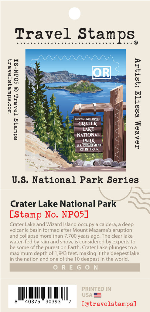 Crater Lake NP - Entrance Sign Edition (BACKORDERED)