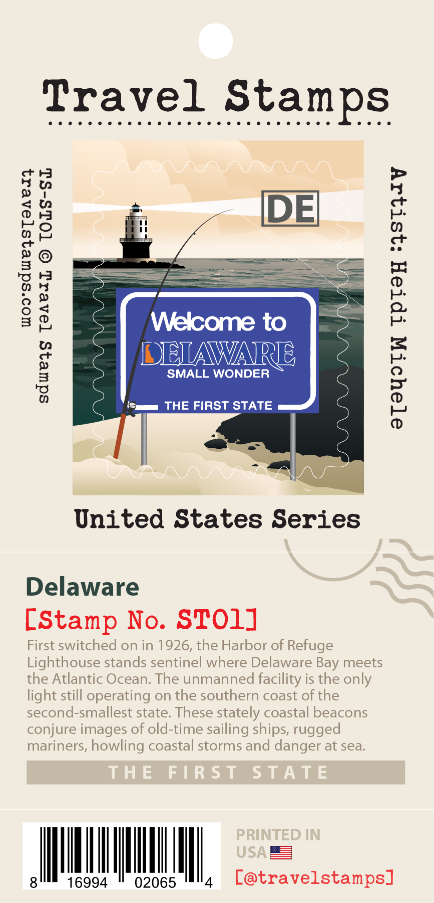 Filing Stamp Delaware Delaware – Travel Stamps