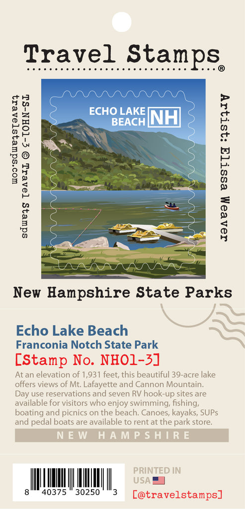 Franconia Notch SP - Echo Lake Beach