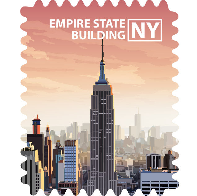 Empire State Building Travel Stamp – Travel Stamps