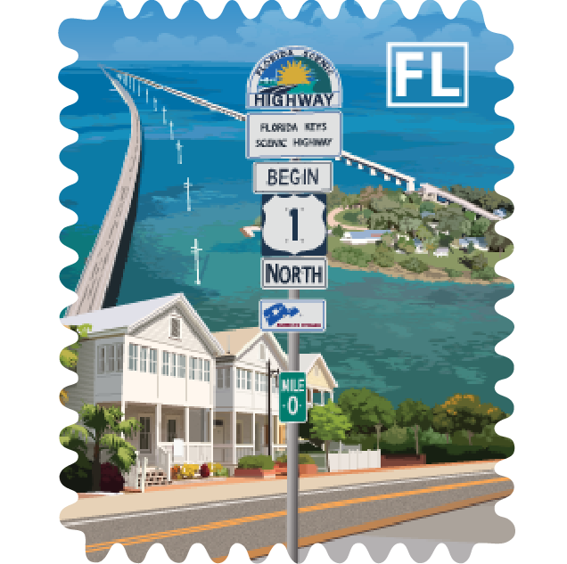 Florida Keys Scenic Highway Mile 0