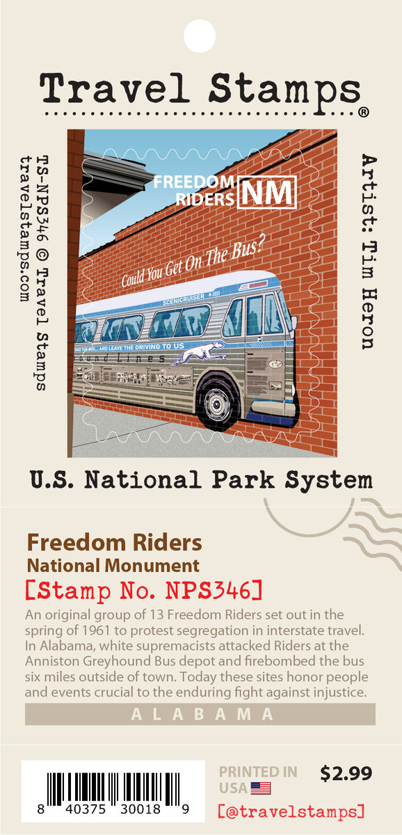 Freedom Riders National Monument Travel Stamp – Travel Stamps