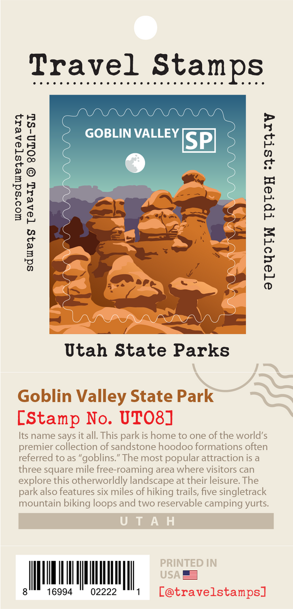 Goblin Valley State Park Travel Stamp – Travel Stamps