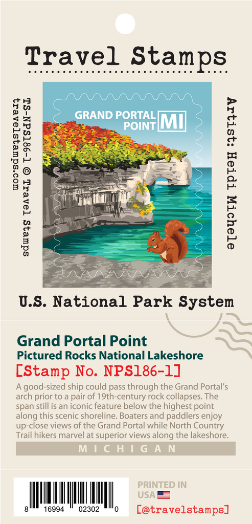 Pictured Rocks NL - Grand Portal Point