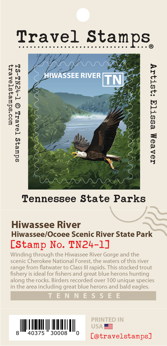 Hiawassee/Ocoee Scenic State Park - Hiawassee River Travel Stamp ...