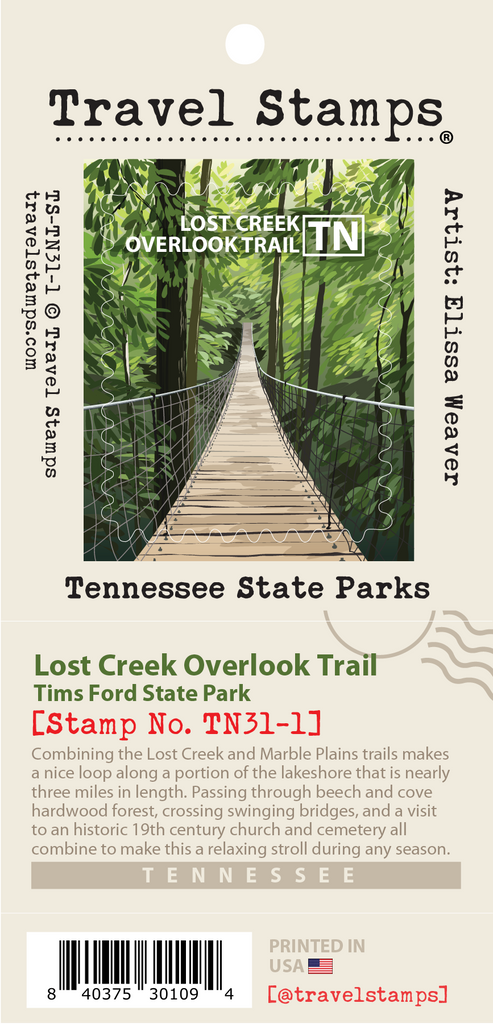 Tims Ford SP - Lost Creek Overlook Trail