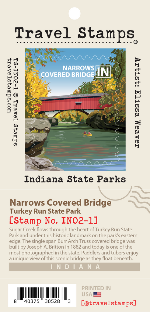 Turkey Run State Park - Narrows Covered Bridge