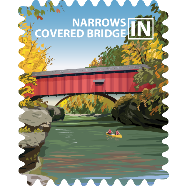 Turkey Run State Park - Narrows Covered Bridge