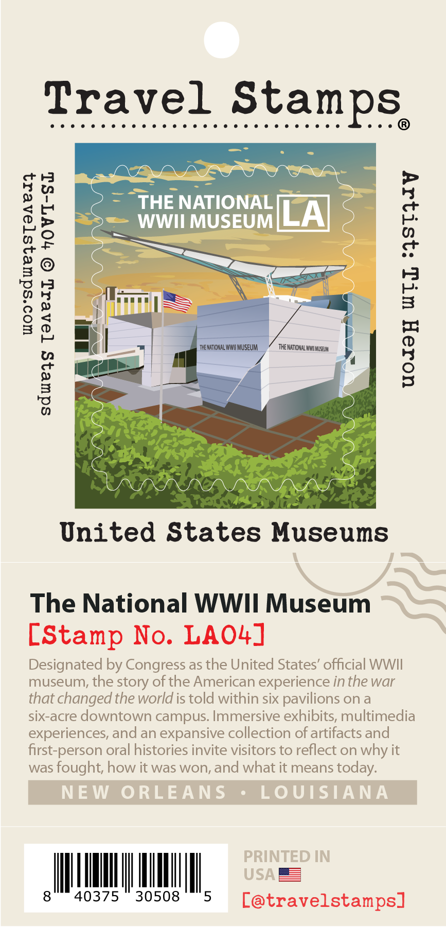 The National WWII Museum Travel Stamp – Travel Stamps