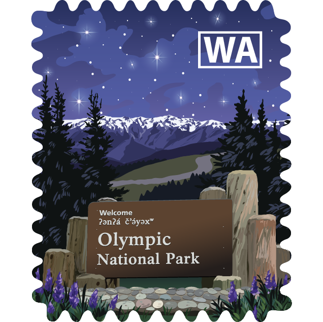 Olympic NP - Entrance Sign Edition