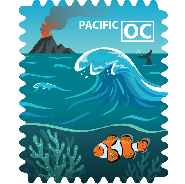 Pacific Ocean – Travel Stamps
