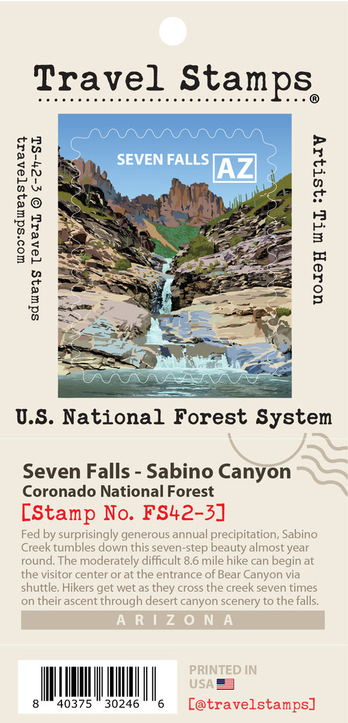Coronado National Forest - Seven Falls - Sabino Canyon