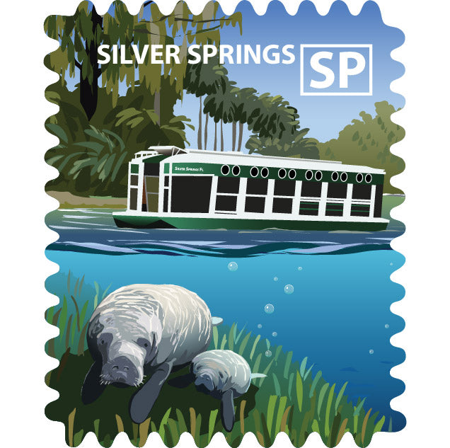 Silver Springs State Park Travel Stamp – Travel Stamps