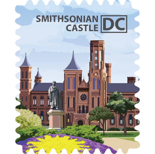 Smithsonian Castle Travel Stamp – Travel Stamps