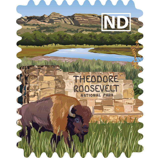 Theodore Roosevelt NP - Entrance Sign Edition