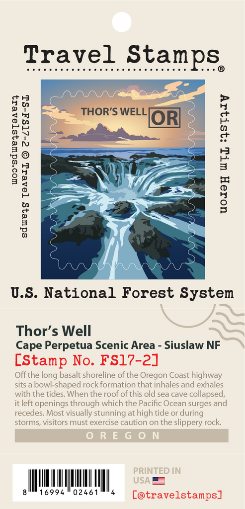 Cape Perpetua Scenic Area - Thor's Well