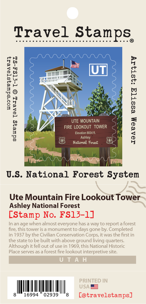 Ashley NF - Ute Mountain Fire Lookout Tower