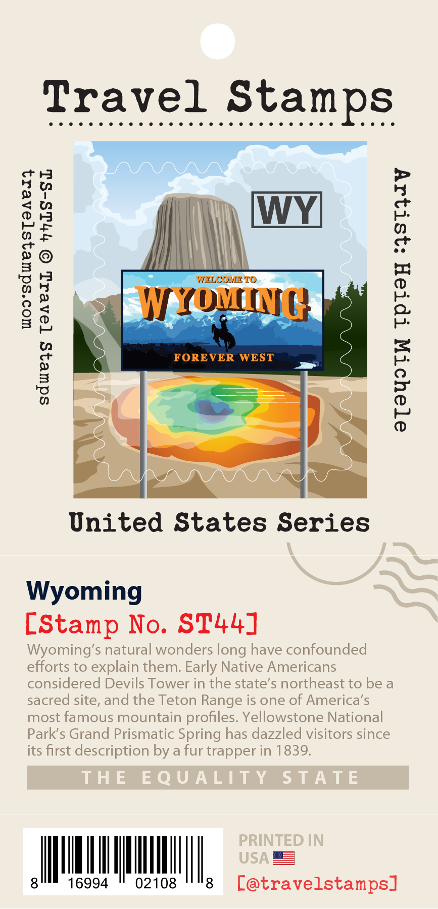 Wyoming – Travel Stamps