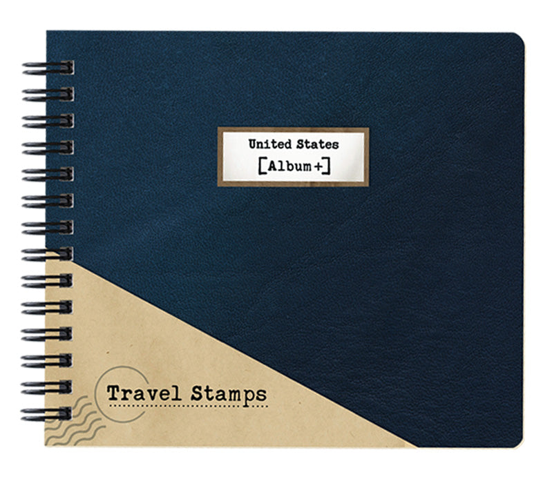 Travel Journal With Stamps Book Cover Design Vector Download