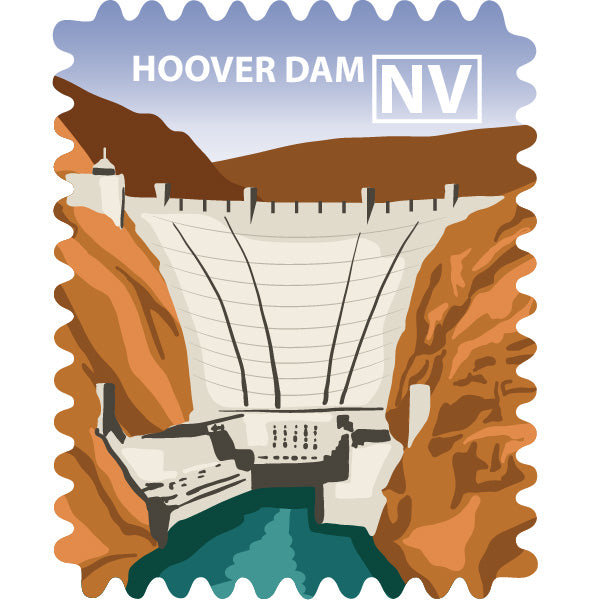 Hoover Dam Travel Stamp – Travel Stamps