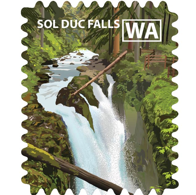 Olympic NP - Sol Duc Falls